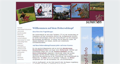 Desktop Screenshot of hoherodskopf-info.de